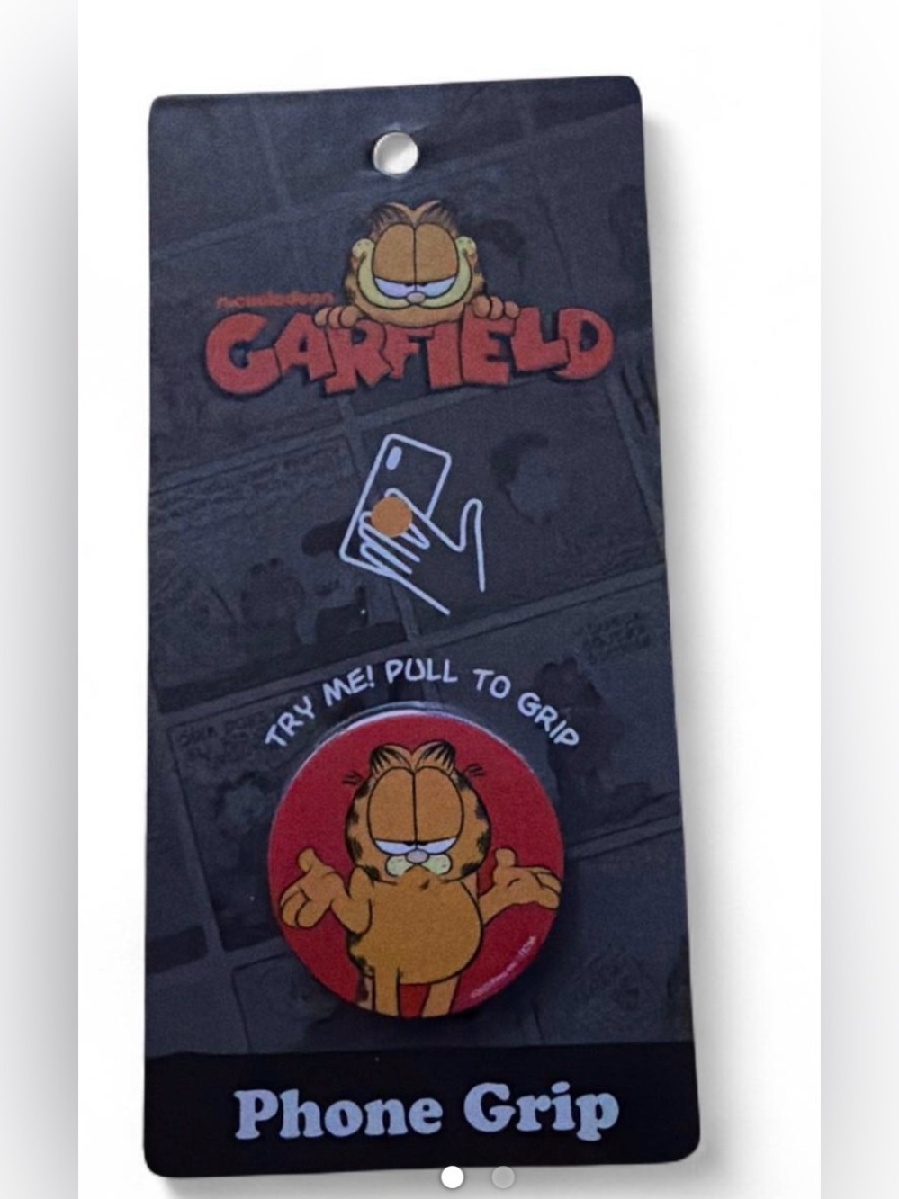 Garfield Red Phone Grip - Official Character Phone Accessory